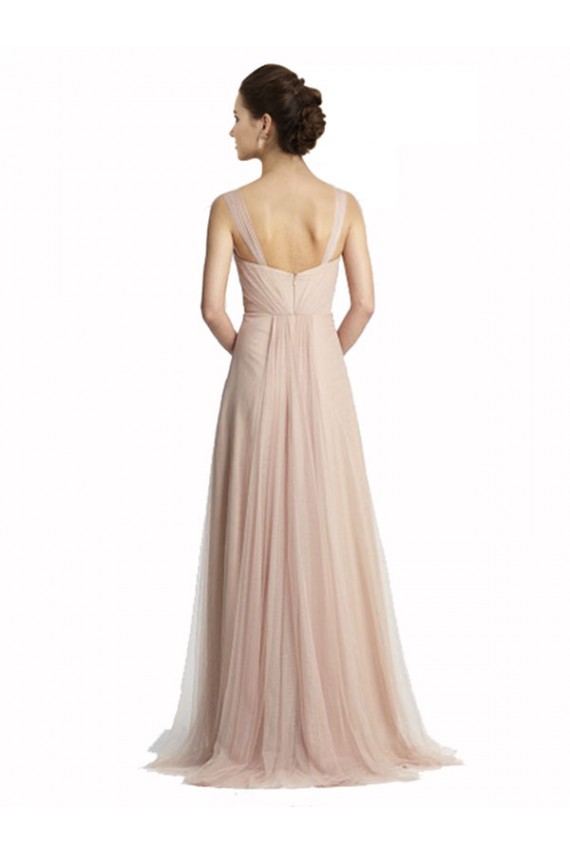 Sweetheart A-Line Tulle Draped Bridesmaid Dress