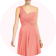Online One Shoulder Bridesmaid Dresses