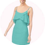Online Scoop Neck Bridesmaid Dresses