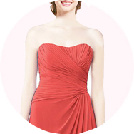Online Strapless Bridesmaid Dresses