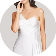 Online One Shoulder Wedding Dresses